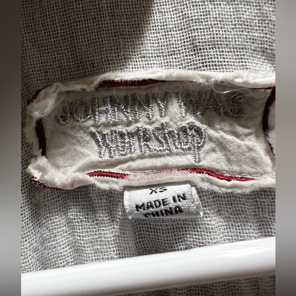 Johnny Was Women’s White Lined Multicolored Embroidery Tunic Dress - XS - Picture 6 of 7